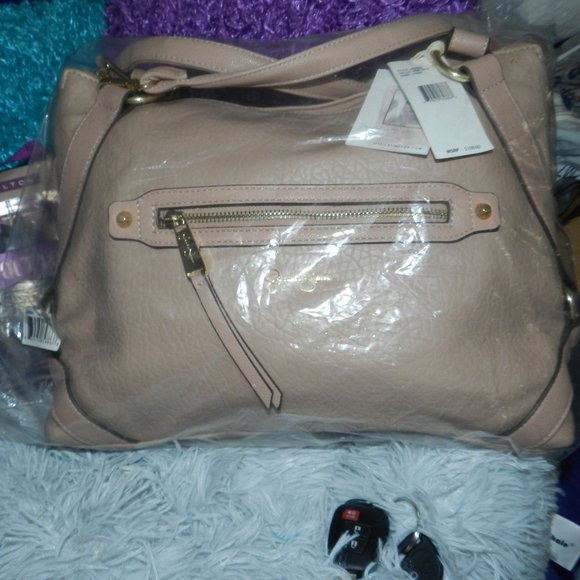 Jessica Simpson Pink Salt Jovia Cross Body Bag NWT/NEW - Picture 3 of 15